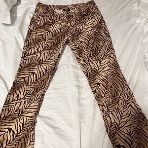Express Animal Print Stretch Pants